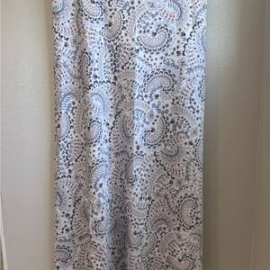 LOFT Multicolor Paisley Pencil Skirt